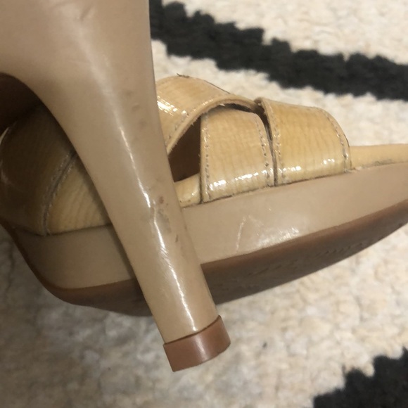 Nurture Beige Heeled Dress Sandals 7M - Picture 10 of 12